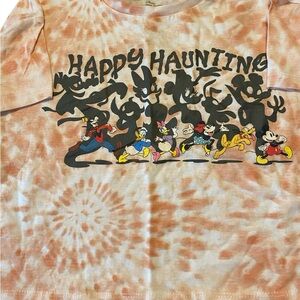 Happy Haunting Mickey and Friends Tie-Dye Graphic Tee